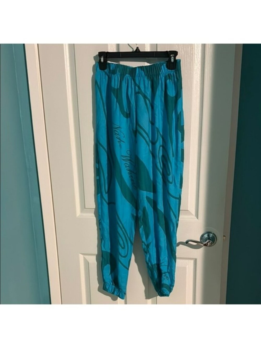 Blue Graphic Women's Pants